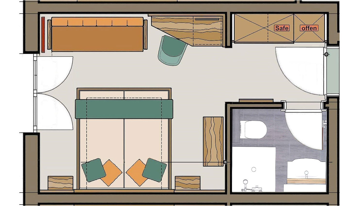 DZ Komfort Grundriss