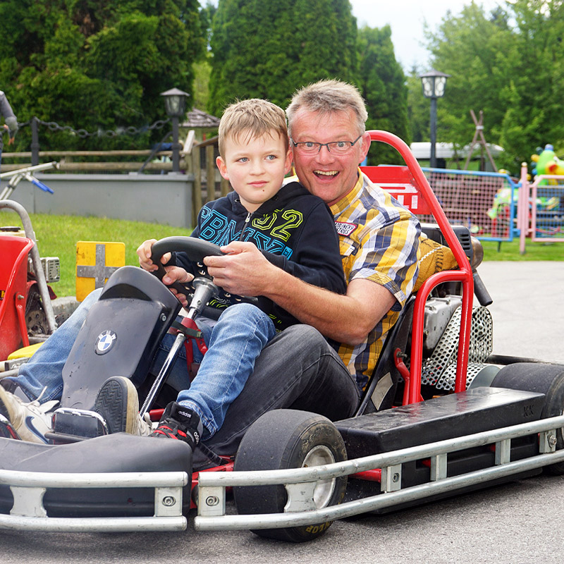 Gokart-Vater-Sohn-Glocknerhof