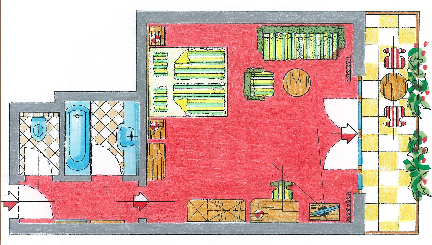 Studio-Reisskofel-Grundriss